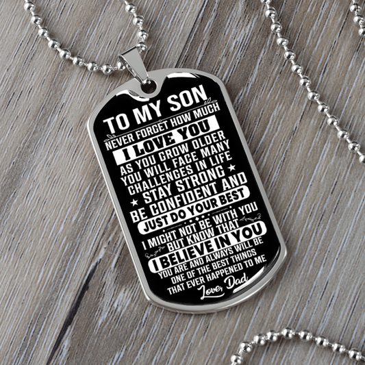 Son - Stay Strong - Love Dad - INCLUDES FREE SHIPPING