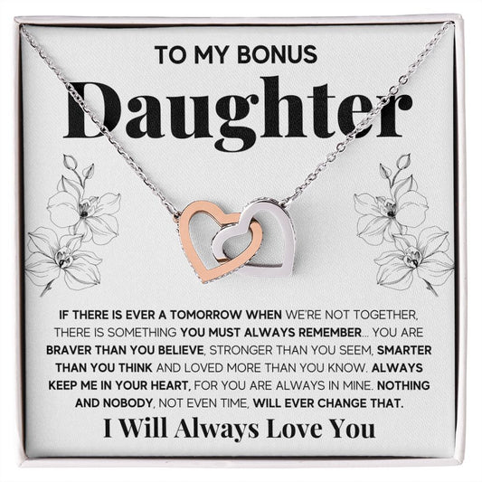 Bonus Daughter Gifts From Stepdad Stepmom Like A Daughter To Me Jewelry daughter in law necklace gift for daughter in law