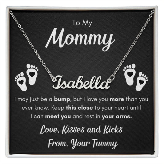 Name necklace personalized gift for mommy cool gifts for new moms gifts for pregnant women baby shower new mom gifts for women jewelry