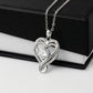 To My Beautiful Wife - I Love You For Always And Forever - Heart Necklace