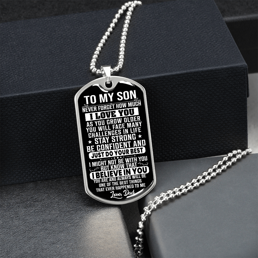 Son - Stay Strong - Love Dad  - INCLUDES FREE SHIPPING