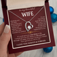 To My Beautiful Wife - Forever Love Necklace