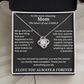 To The Most Amazing Mom - Love Knot Necklace