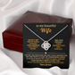 To My Beautiful Wife - The Day I Met You - Love Knot Necklace - INCLUDES FREE SHIPPING