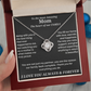 To The Most Amazing Mom - Love Knot Necklace