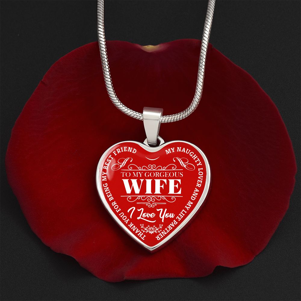 To My Gorgeous Wife - Red