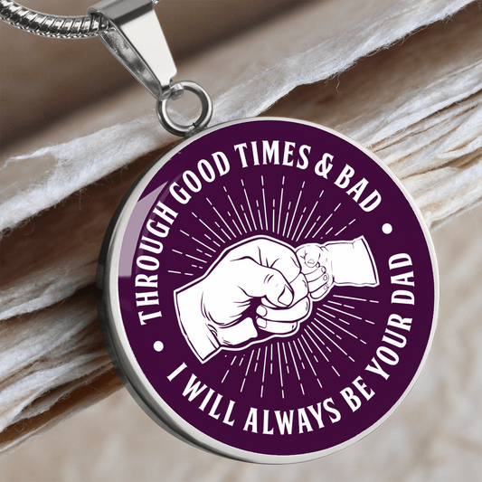 Through Good Times & Bad - Purple Necklace