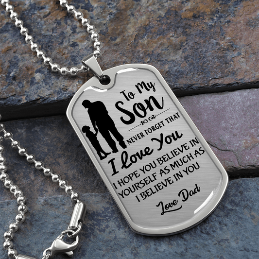 Son - Never Forget That - I Love You - Transparent Black