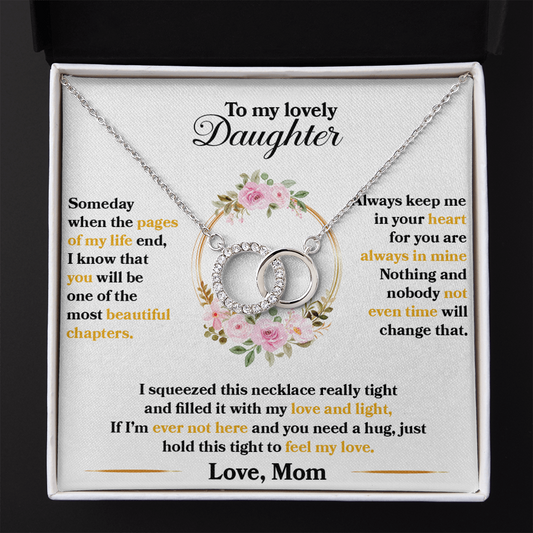 Daughter - Someday When The Pages Of My Life End - Perfect Pair Necklace