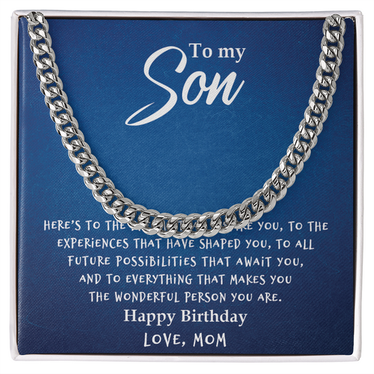 Son - Inspire You - Cuban Link Chain