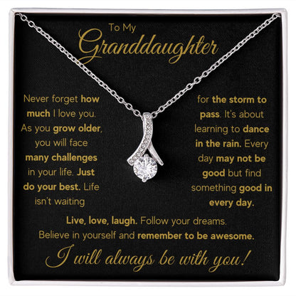 Granddaughter - Never Forget How Much I Love You