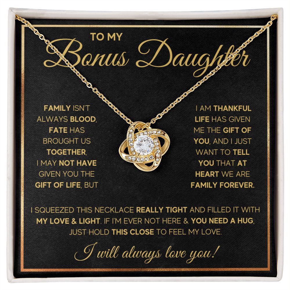 Bonus Daughter Gifts From Stepdad Stepmom Like A Daughter To Me Jewelry daughter in law necklace gift for daughter in law