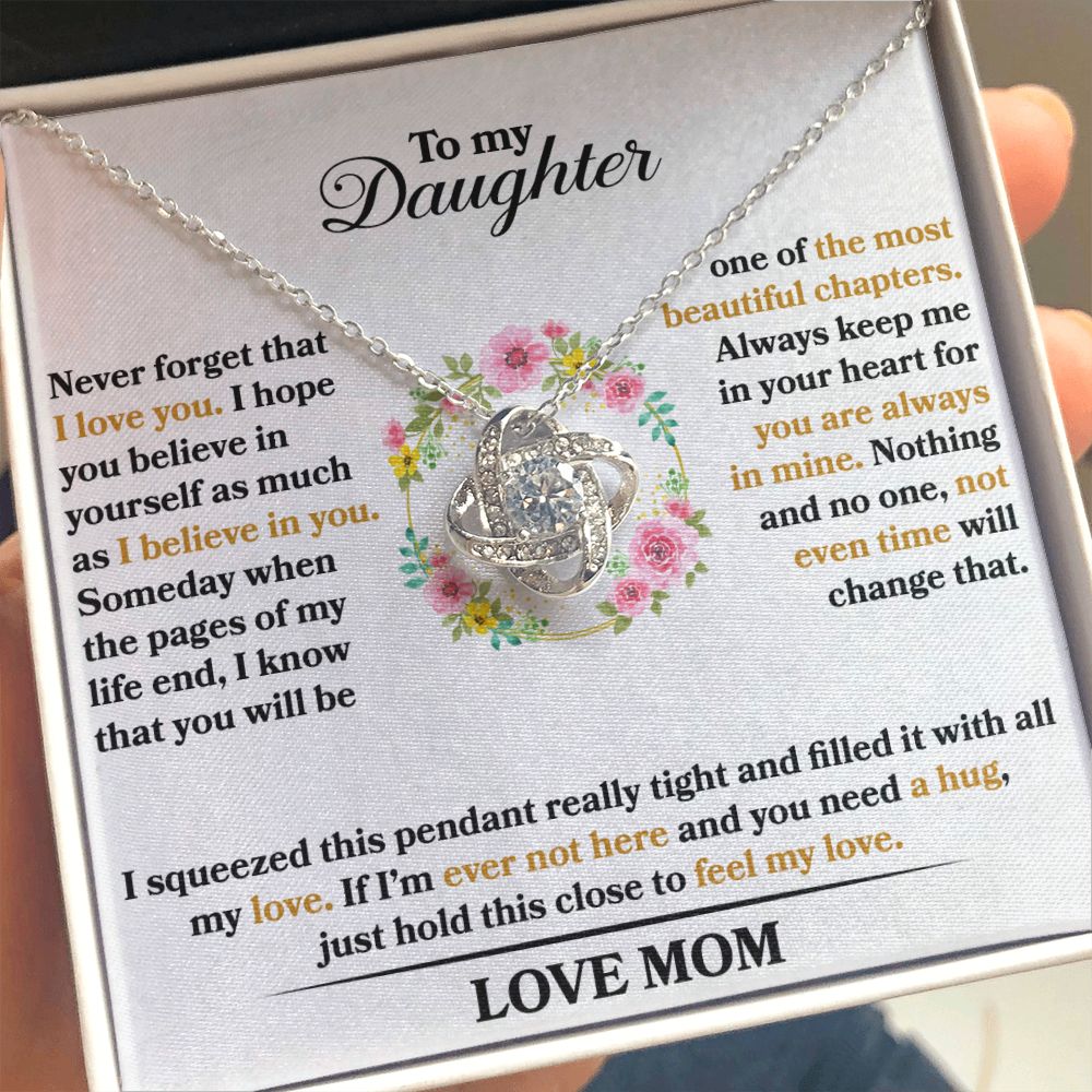 Daughter - Never Forget I Love You - Love Mom
