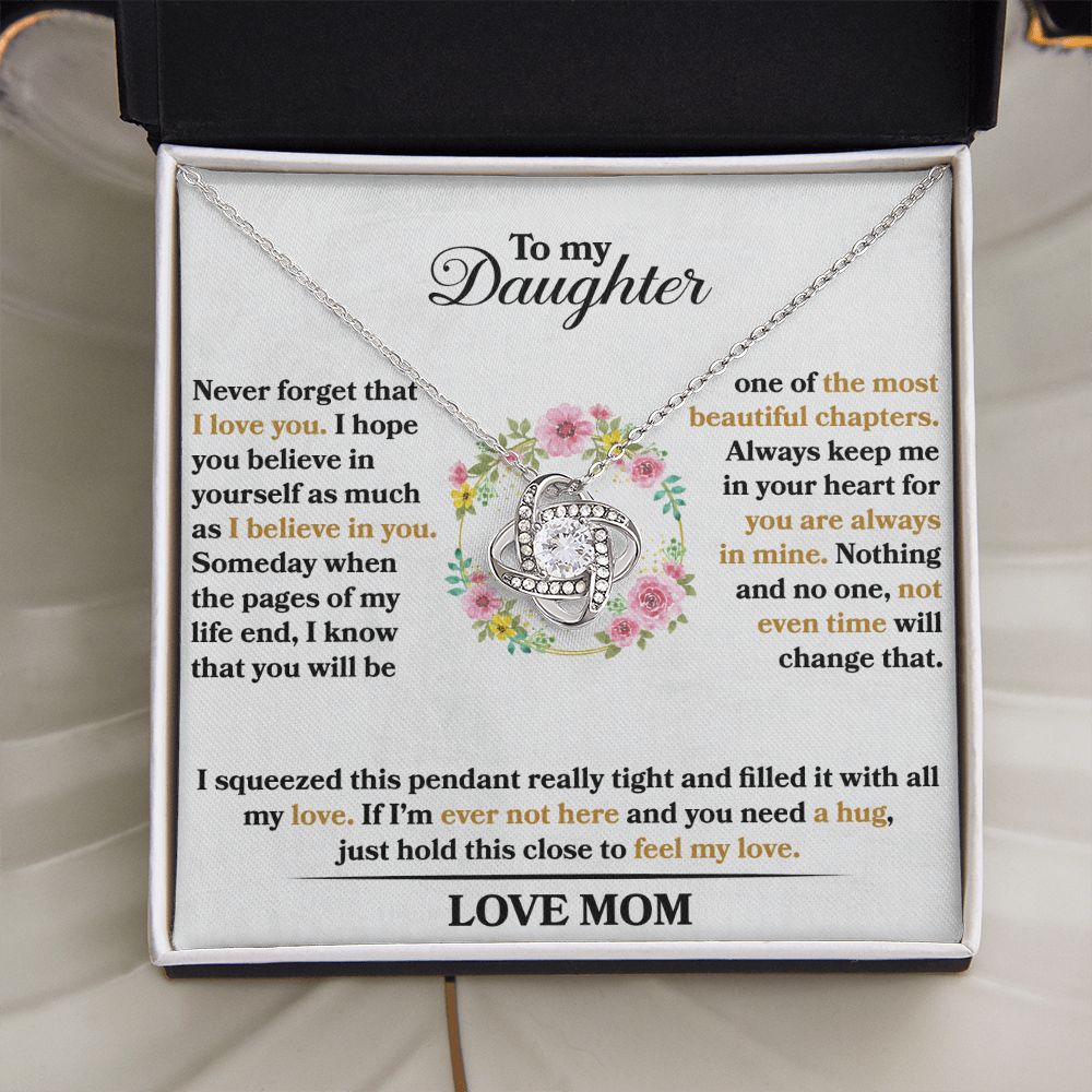 Daughter - Never Forget I Love You - Love Mom