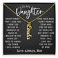 Daughter - Never Forget That I Love You - Personalized Vertical Name Necklace